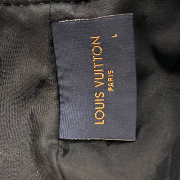 Authentic Louis Vuitton Leather Baseball Cap- Worn Once - Picture 3 of 6